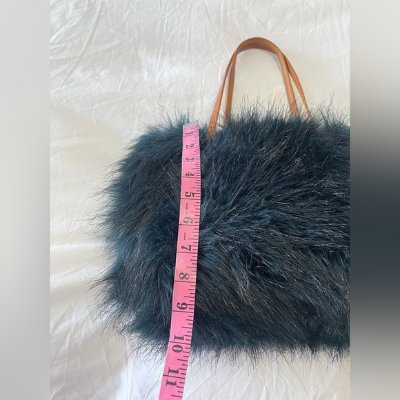 CrewCuts | Girls Teal Green | Monster Furry Shoulder Bag Tote | J. Crew - Picture 4 of 8